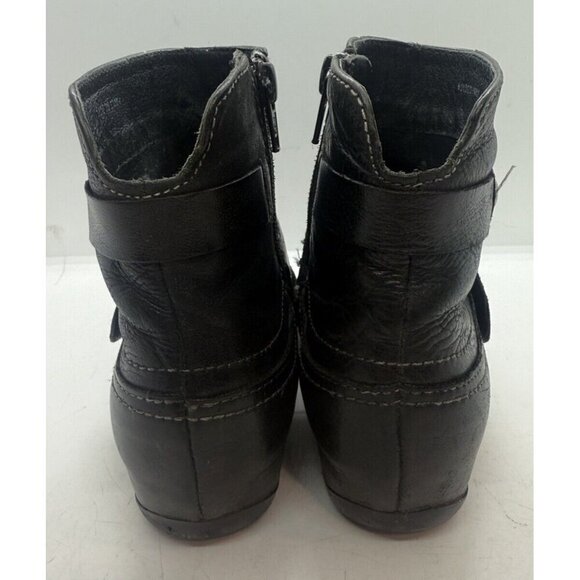 Pikolino's Women's Size 35 EUR 5 US Black Leather Booties Ankle Boots Size Zip - Picture 4 of 7